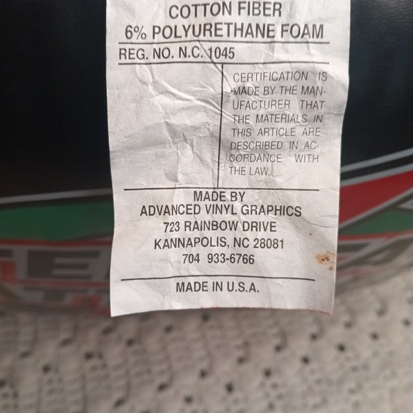 Vintage Y2K BOBBY LABONTE #18 Nascar 2000 Joe Gibbs‎ Racing Pillow Seat Sports - Picture 5 of 6